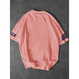 [Men's Slogan T-Shirt] Soft Polyester Men's Street Fashion T-Shirt | 