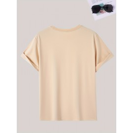 Men's Casual Short Sleeve T-Shirt with 