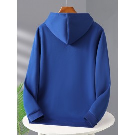 Men's Hooded Sweatshirt - All-Season Lightweight Pullover Hoodie, Light Grey/White Basketball Graphic, Regular Fit Casual Streetwear for Sports & Casual Attire, Basketball Hoodie, Durable Fabric