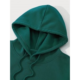 [Three-Piece Hoodie Set] Three-Piece Set Of Fashionable Element Print Hoodies, Men's Casual Pullover Sweatshirt With Long Sleeves, Slightly Stretchy Knit Polyester Fabric, Regular Fit Men's Hoodie