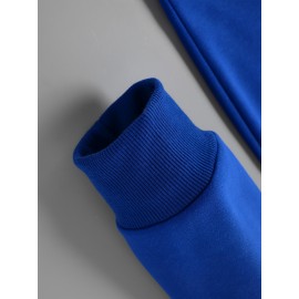 [Men's Anime Hoodie] Trendy Anime Hoodie | Men's Black with Red & White Print, Casual Drawstring Pullover, Front Kangaroo Pocket, Long Sleeve, Polyester Blend, All Seasons