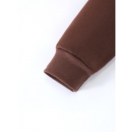 [Men's Cross Print Hooded Sweatshirt] Black Men's 