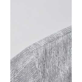 Gentlemen's Jacket Men's Spring and Autumn Thin Casual Lapel Portrait Print Trendy Fashion Zip-Up Outerwear Long Sleeve