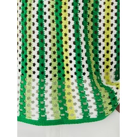 Openwork Crochet Vest